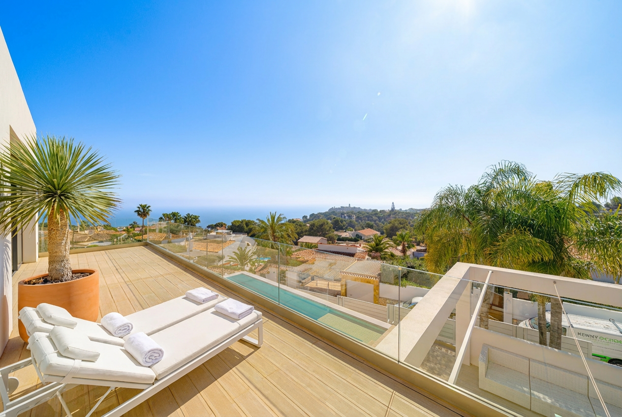 Villa estilo Ibiza con vistas al mar - Imagen 5
