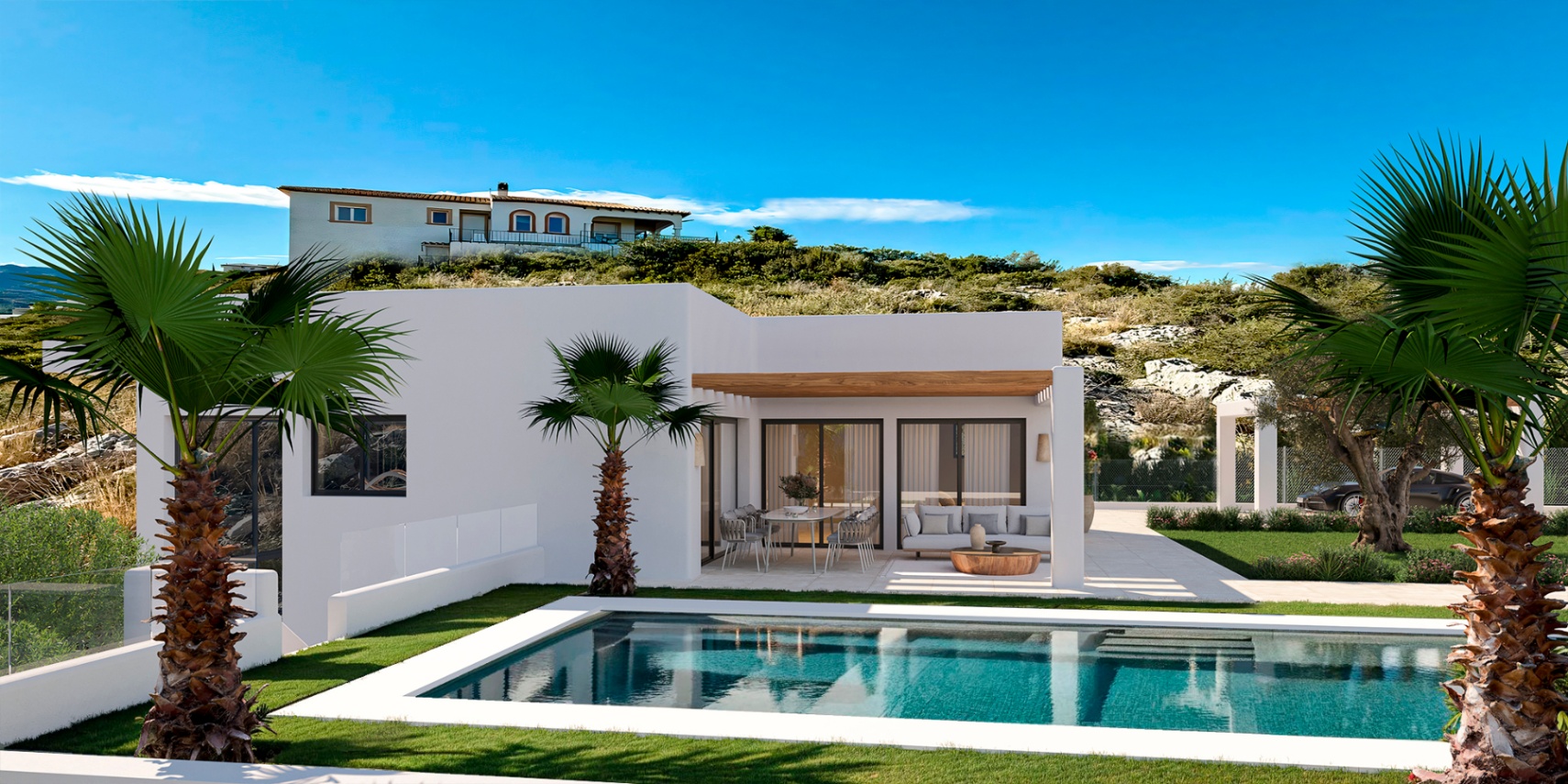 Moderna nueva villa con vista al mar en Pedreguer, Costa Blanca. - Imagen 2