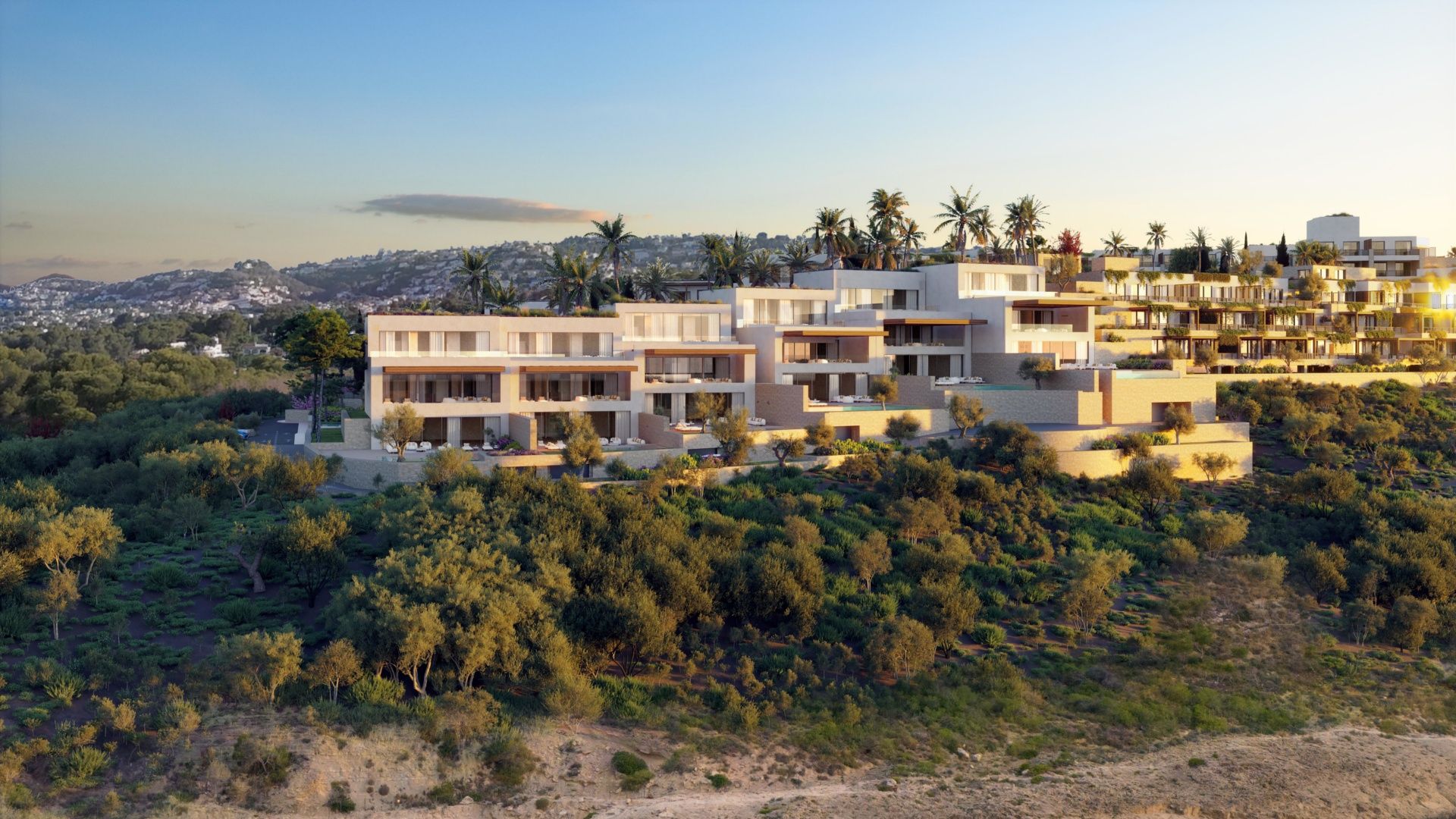 Luxury 5-star resort frontline villas with sea views.
