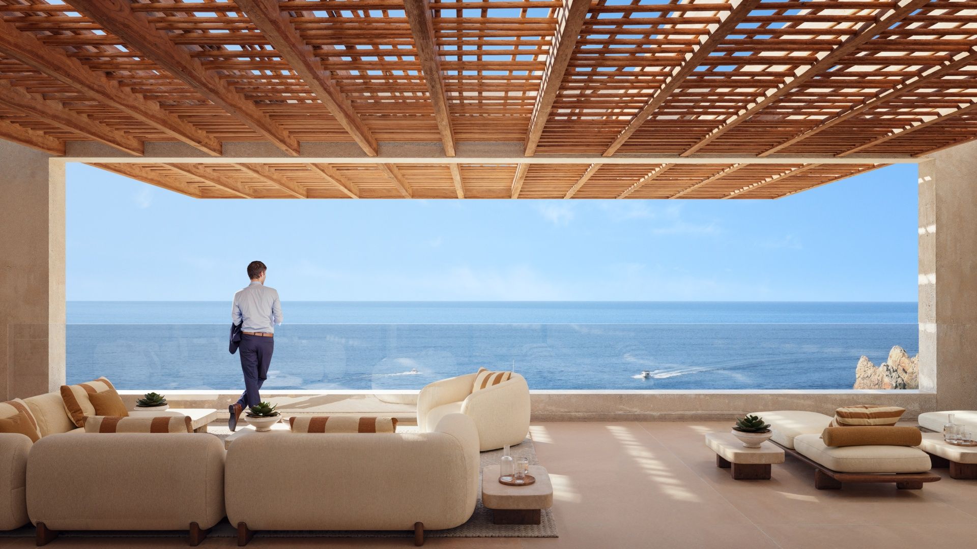 Luxury 5-star resort frontline villas with sea views.