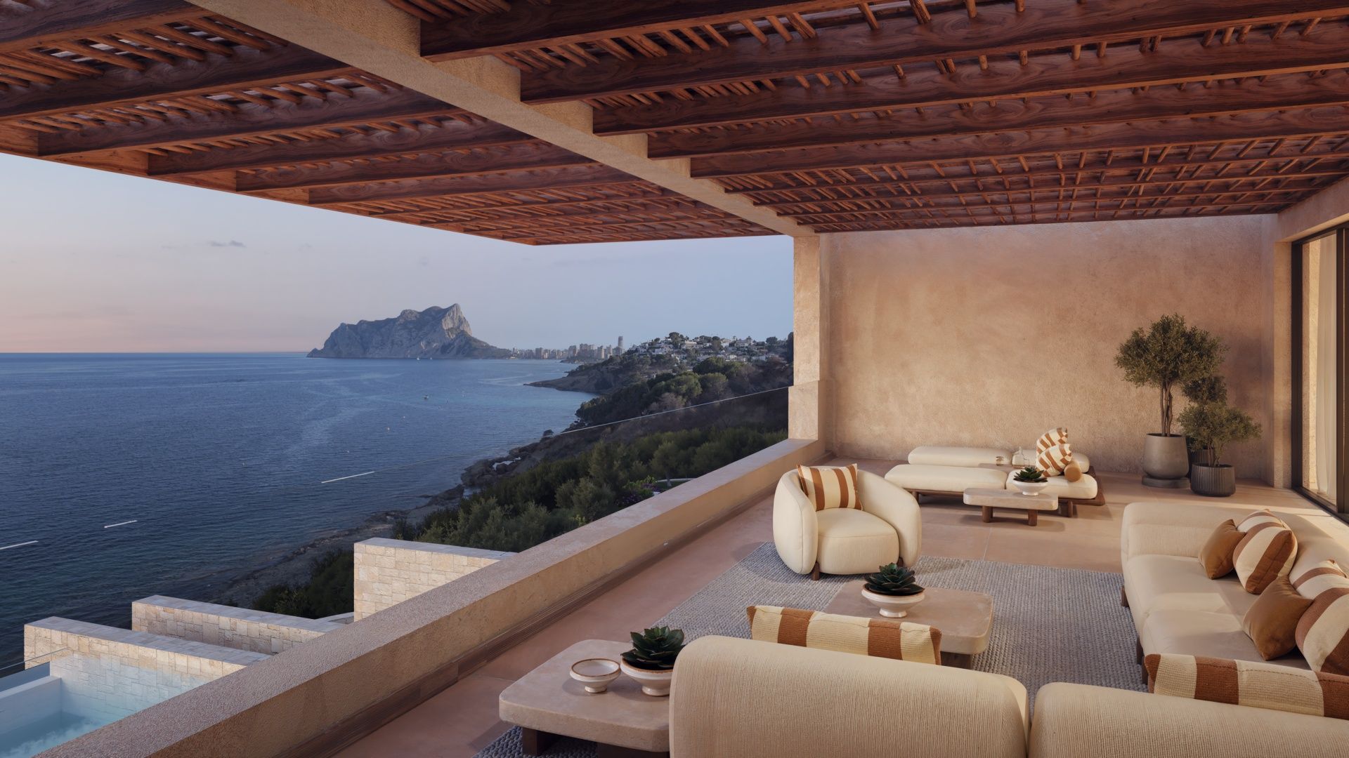 Luxury 5-star resort frontline villas with sea views.