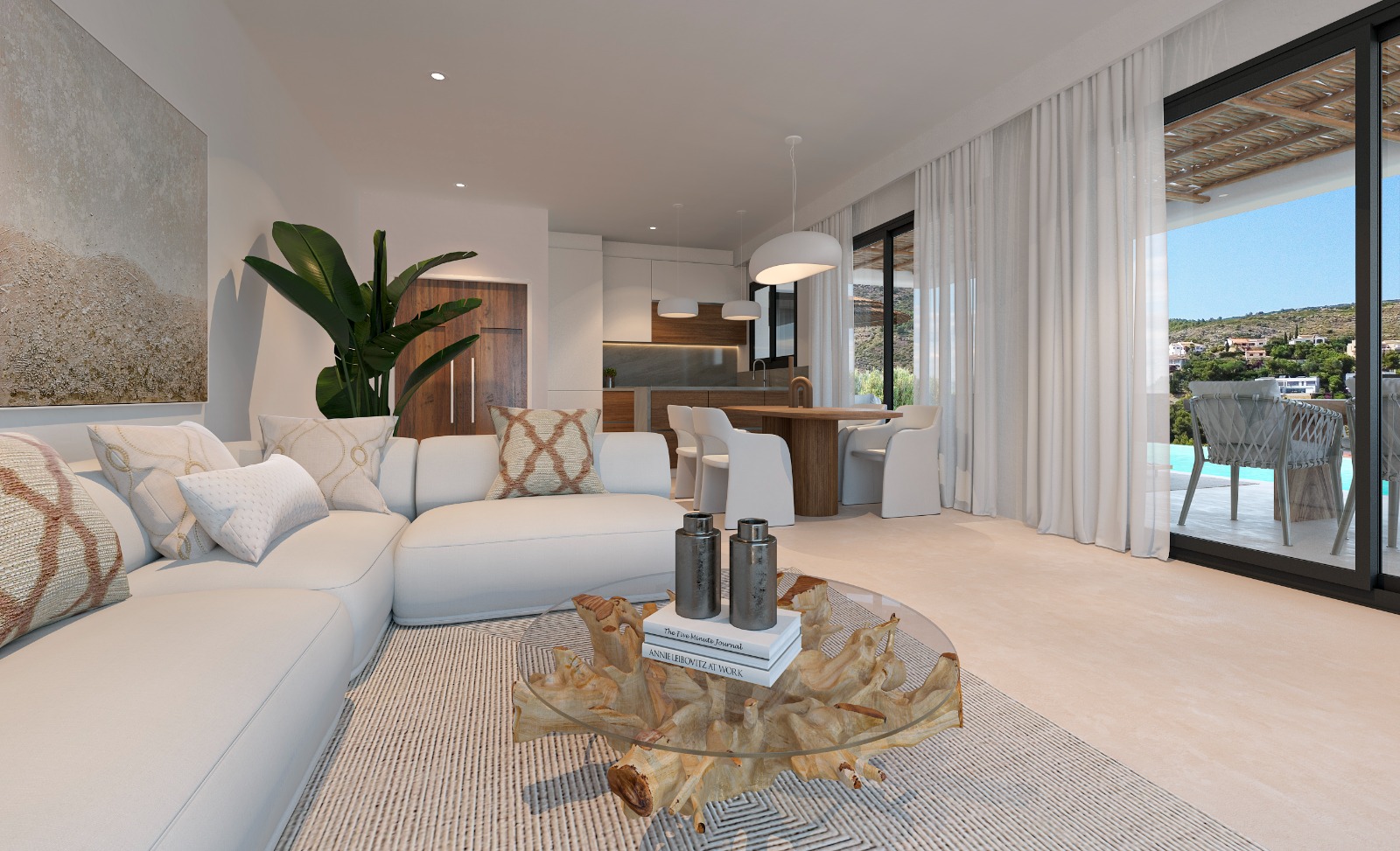 New villa with beautiful views in Monte Solana, Pedreguer.