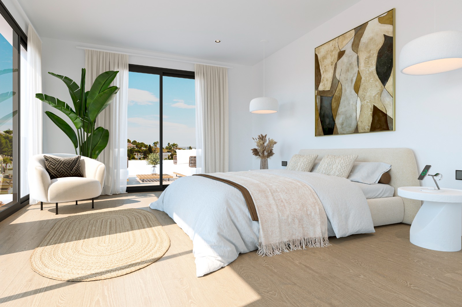 New villa with beautiful views in Monte Solana, Pedreguer.