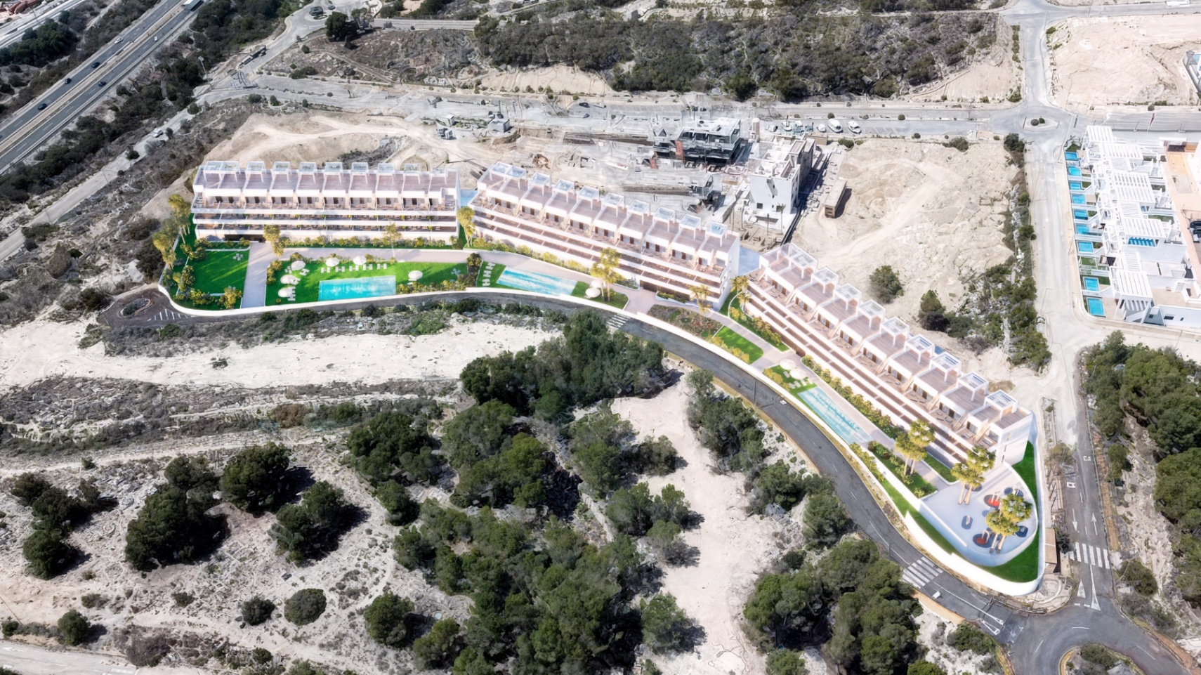 Urbanisation privée d'appartements à Finestrat près de Benidorm - Imagen 32
