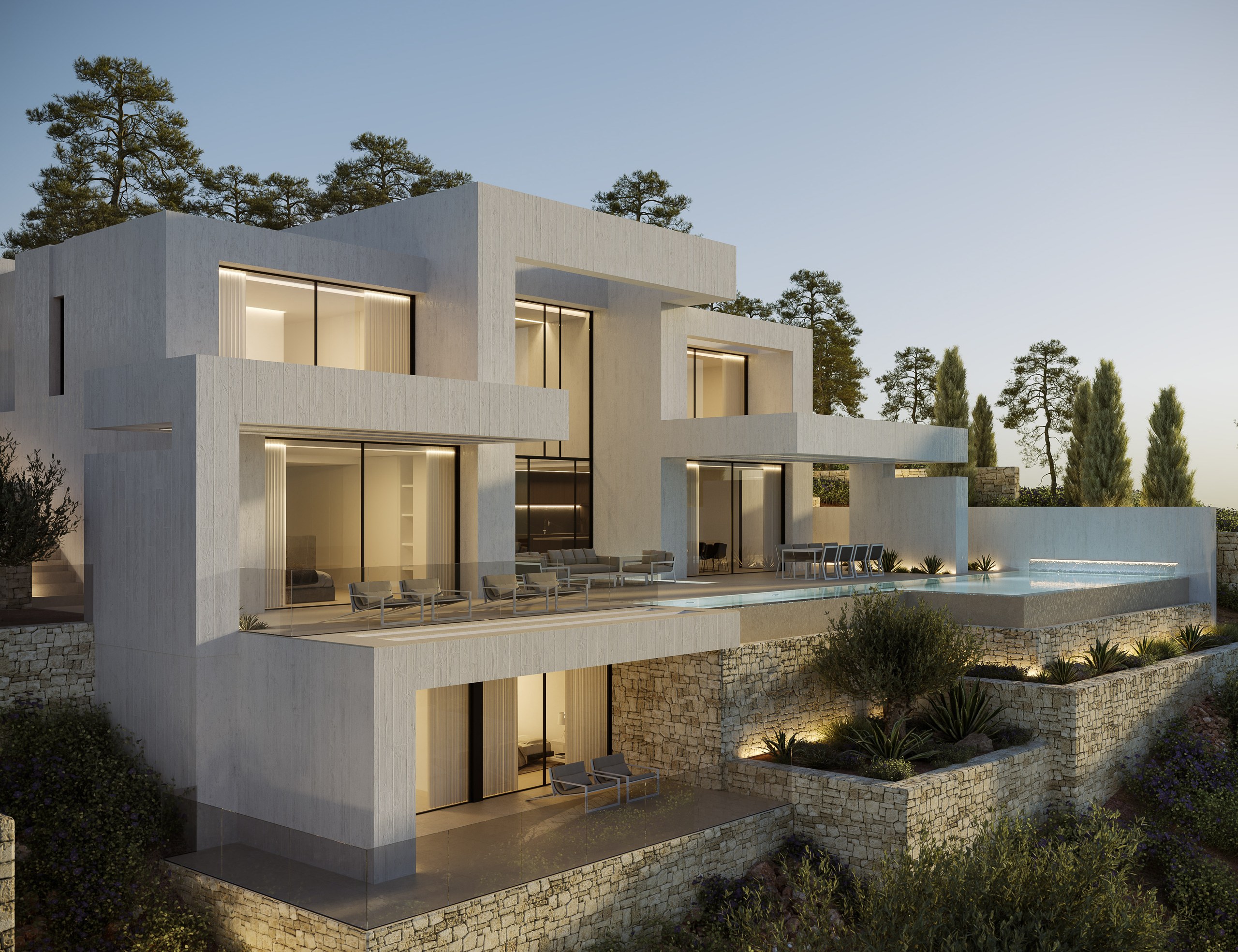 Villa neuve avec vue sur la mer au-dessus d'une baie à Jávea - Imagen 2