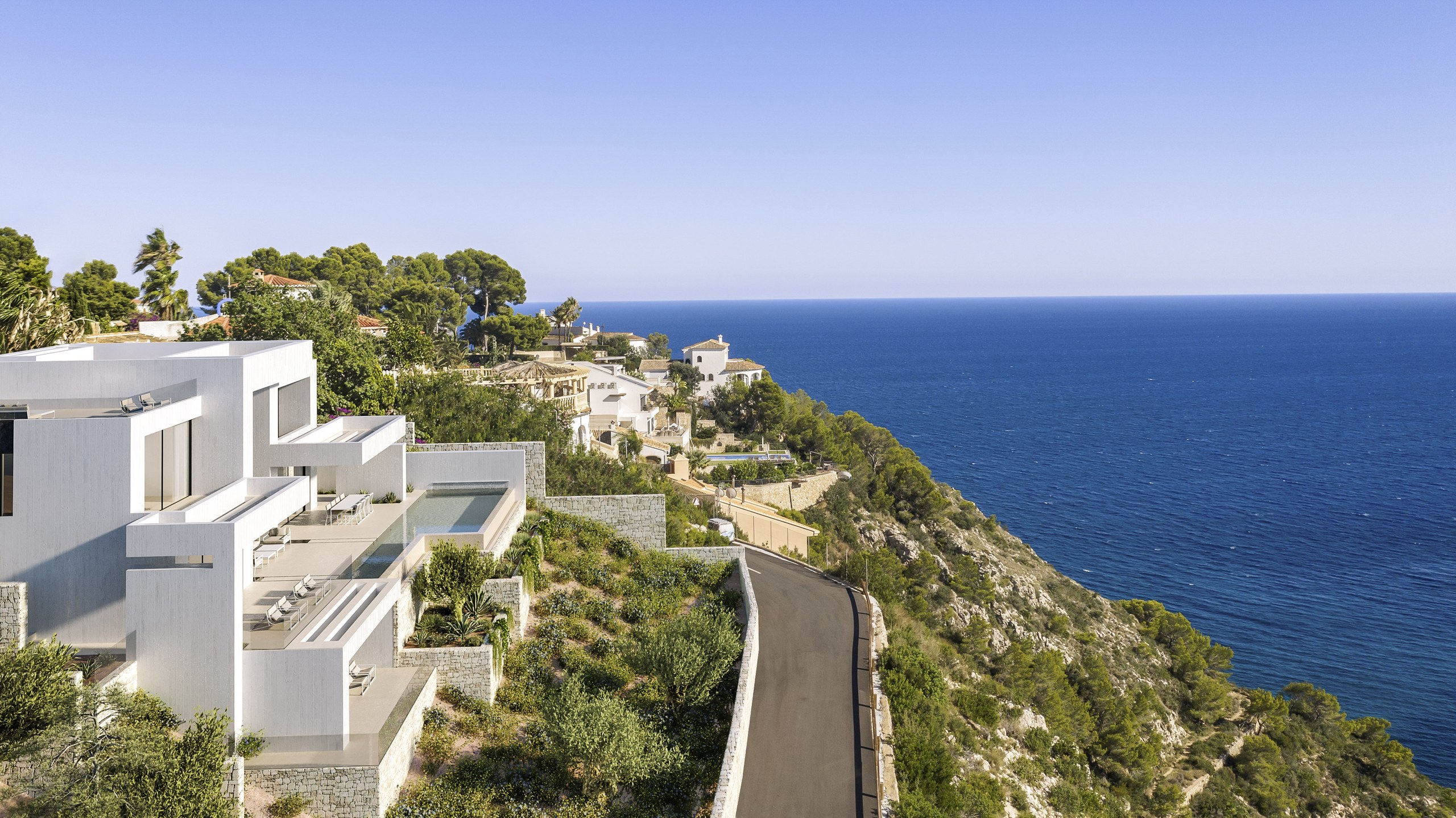 Villa neuve avec vue sur la mer au-dessus d'une baie à Jávea - Imagen 3