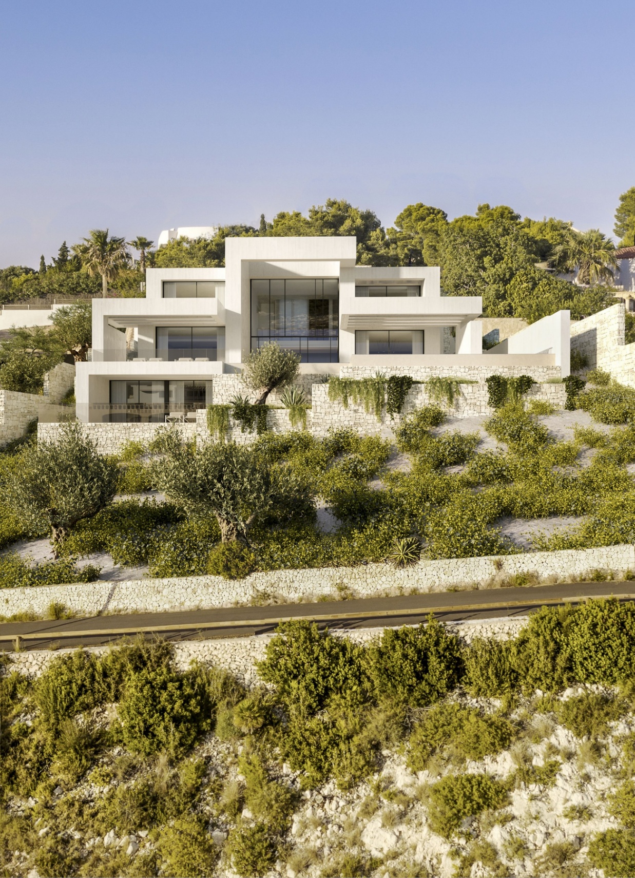 Villa neuve avec vue sur la mer au-dessus d'une baie à Jávea - Imagen 4