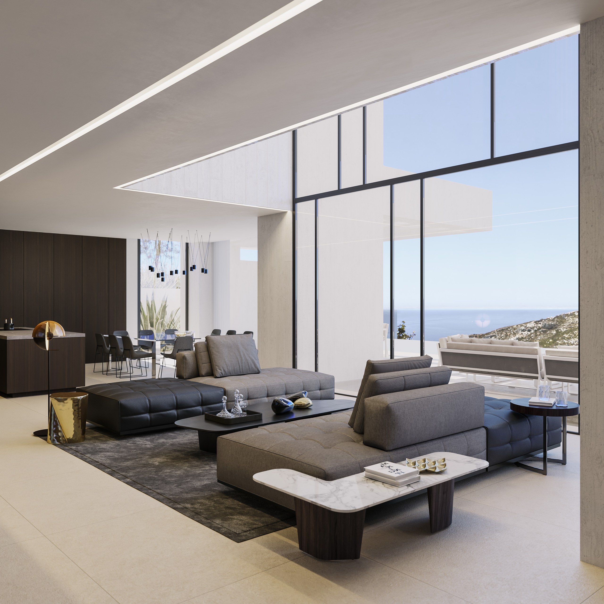Villa neuve avec vue sur la mer au-dessus d'une baie à Jávea - Imagen 6