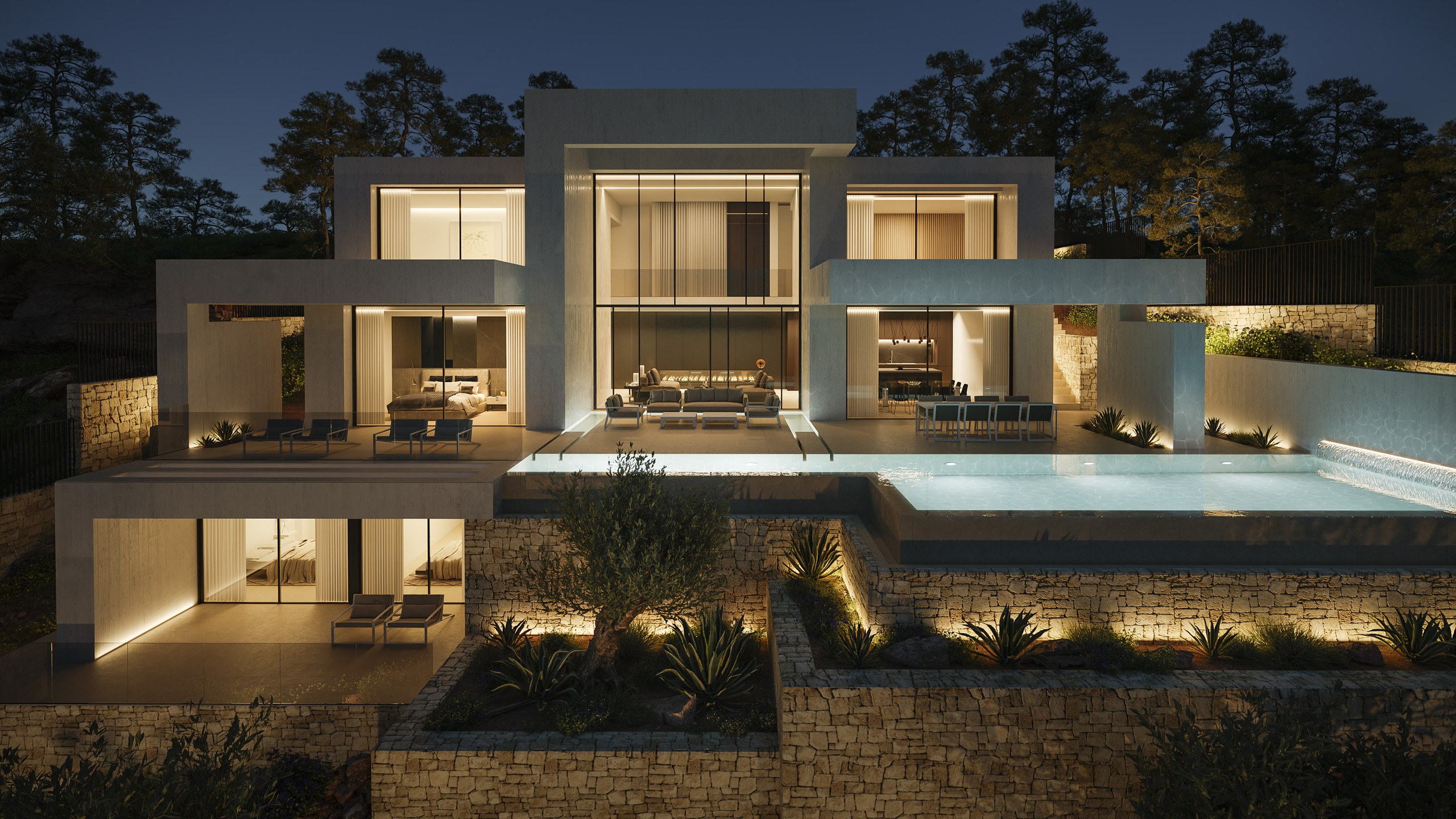 Villa neuve avec vue sur la mer au-dessus d'une baie à Jávea - Imagen 8