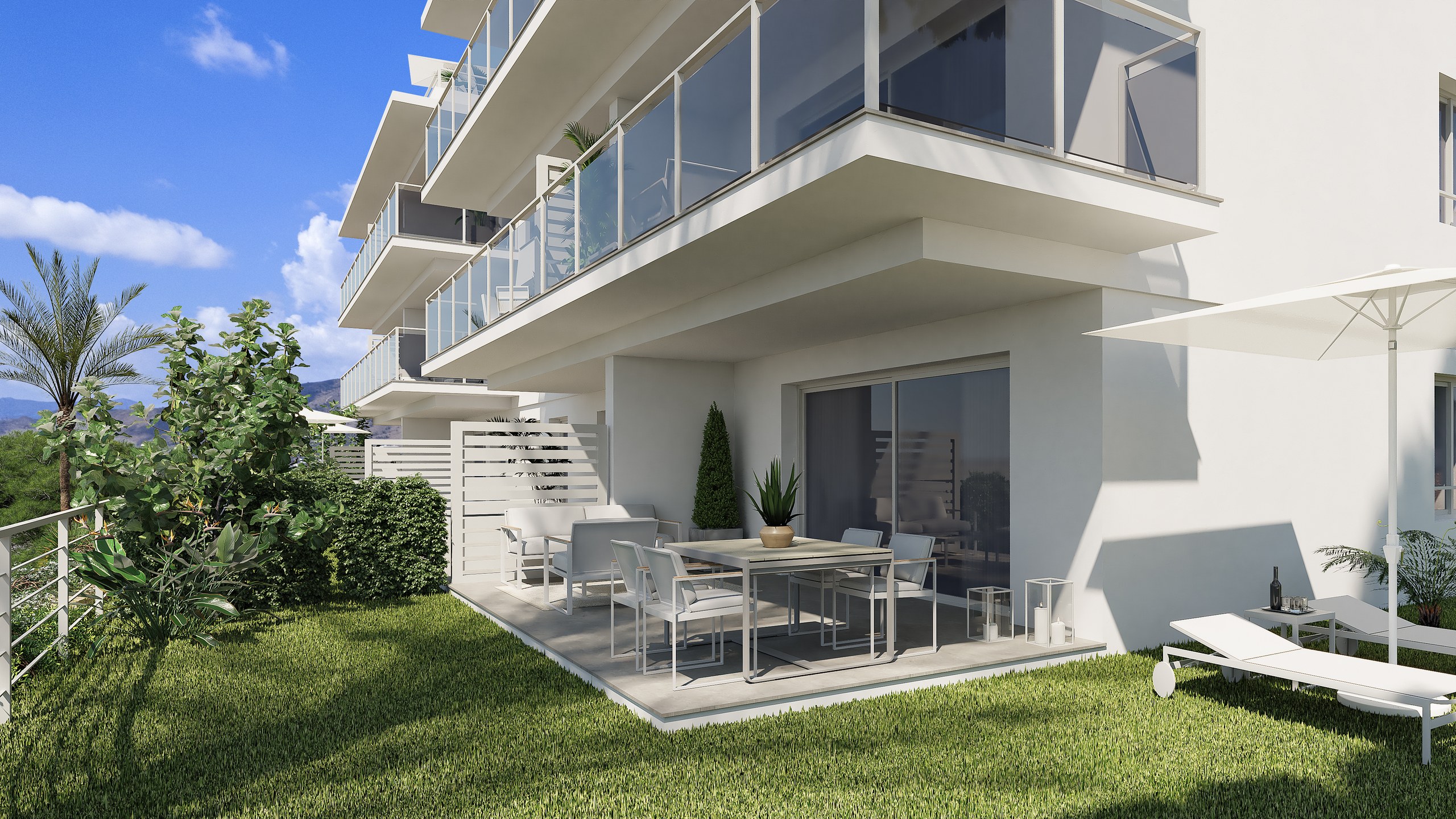 Te nowe apartamenty znajdują się w dzielnicy mieszkaniowej Sierra Cortina w Finestrat, w zielonym kompleksie z zadbanymi ogrodami. - Imagen 5