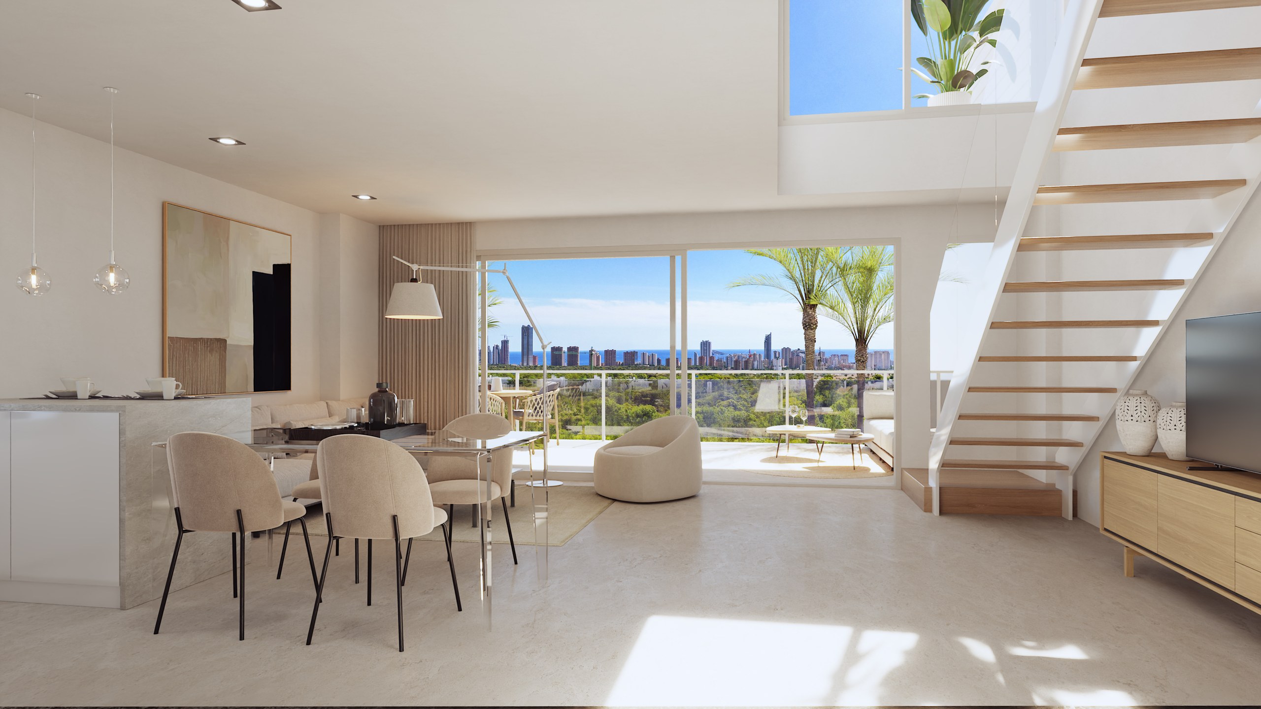 Te nowe apartamenty znajdują się w dzielnicy mieszkaniowej Sierra Cortina w Finestrat, w zielonym kompleksie z zadbanymi ogrodami. - Imagen 12