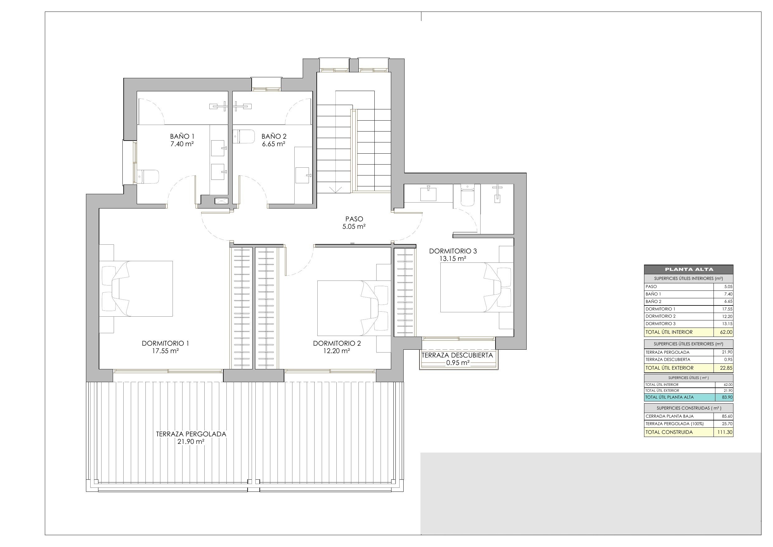 Ta willa znajduje się w Altea Hills, na działce o powierzchni 683 m², i oferuje piękny widok na morze. - Imagen 35