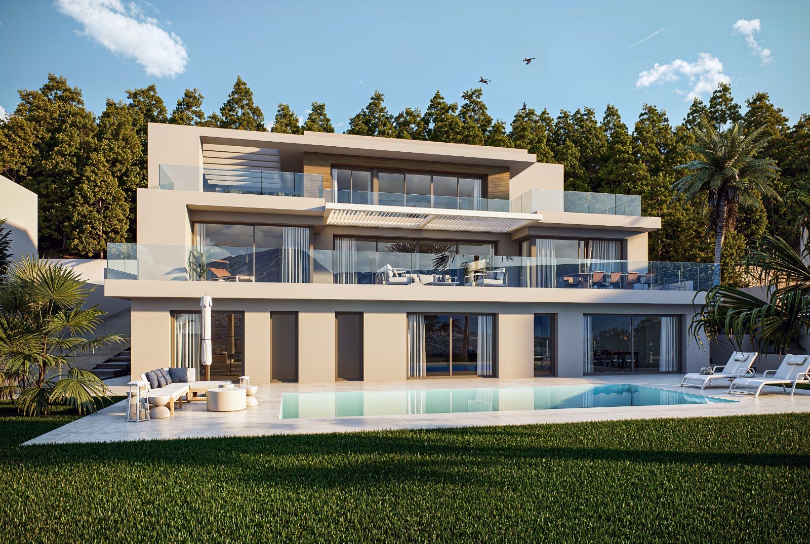Ta nowoczesna willa znajduje się w Altea Hills, na działce o powierzchni 1000 m², z rozległym widokiem na zatokę Altea. - Imagen 40