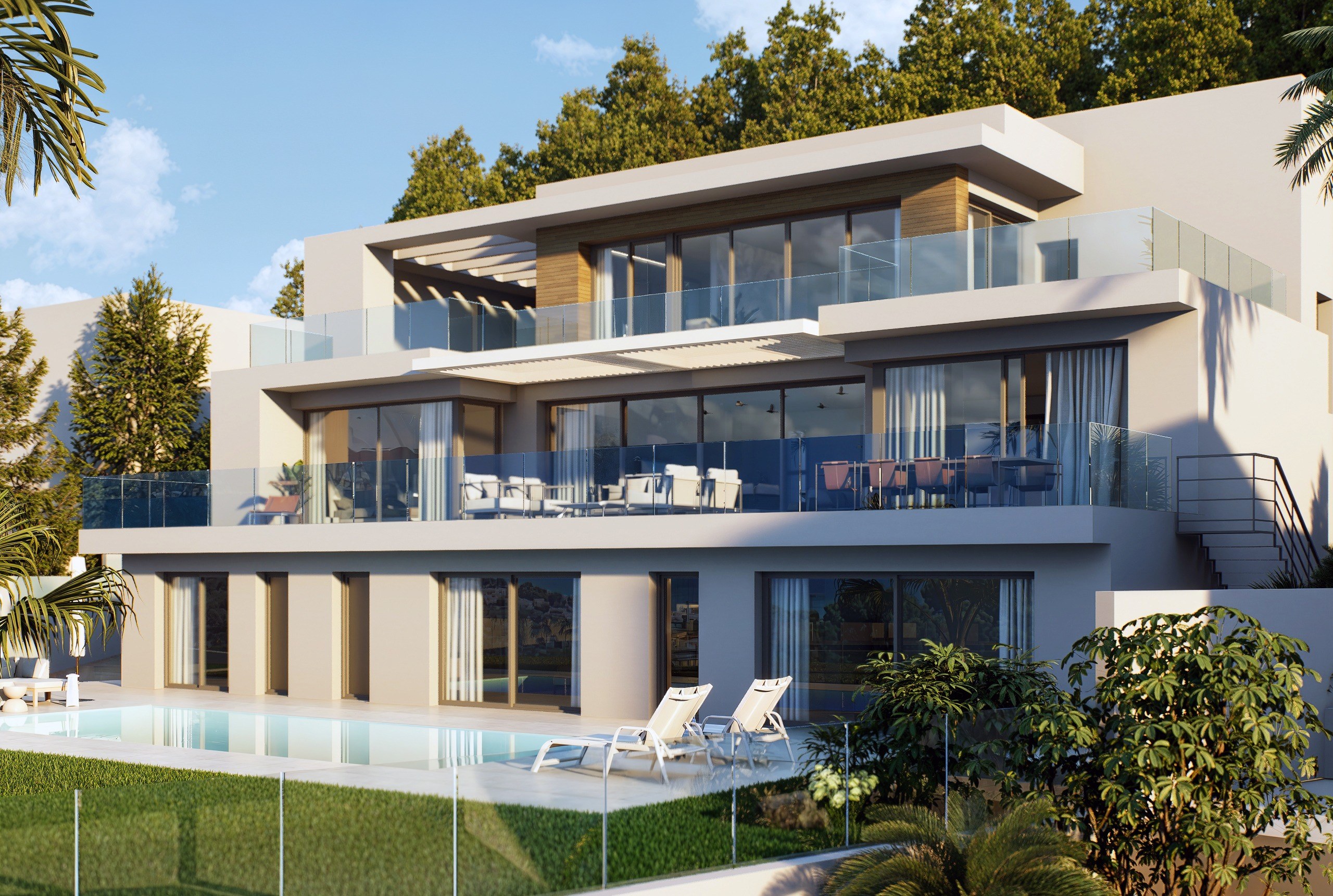 Ta nowoczesna willa znajduje się w Altea Hills, na działce o powierzchni 1000 m², z rozległym widokiem na zatokę Altea. - Imagen 41