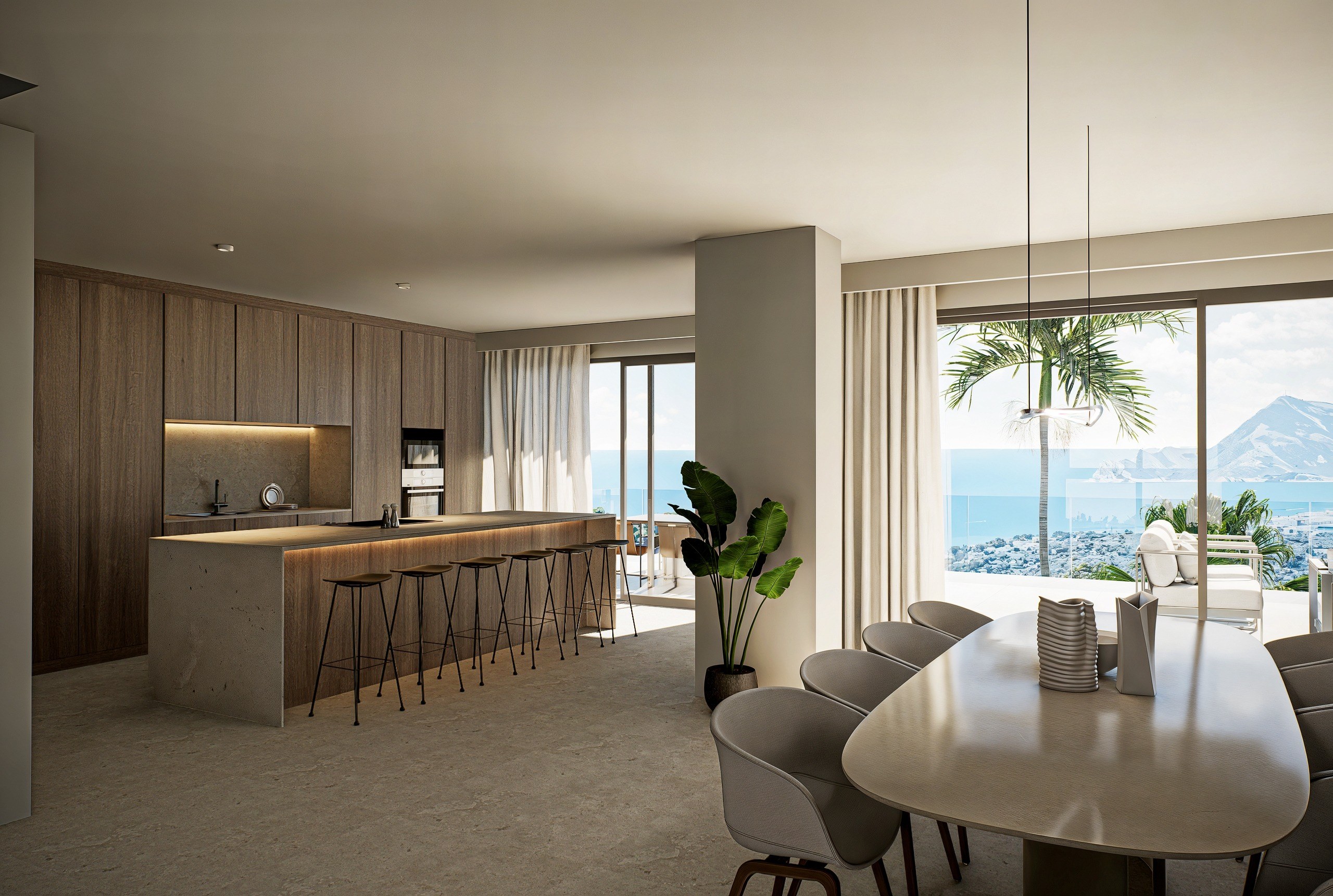 Ta nowoczesna willa znajduje się w Altea Hills, na działce o powierzchni 1000 m², z rozległym widokiem na zatokę Altea. - Imagen 49