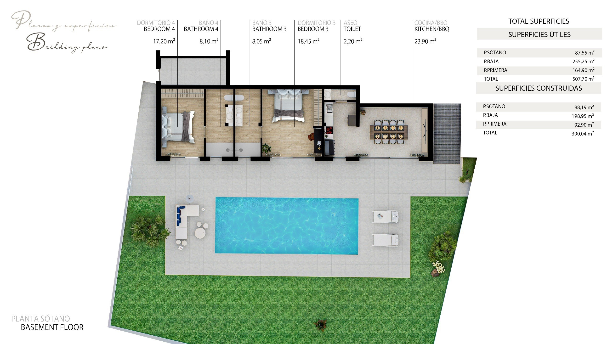 Ta nowoczesna willa znajduje się w Altea Hills, na działce o powierzchni 1000 m², z rozległym widokiem na zatokę Altea. - Imagen 58