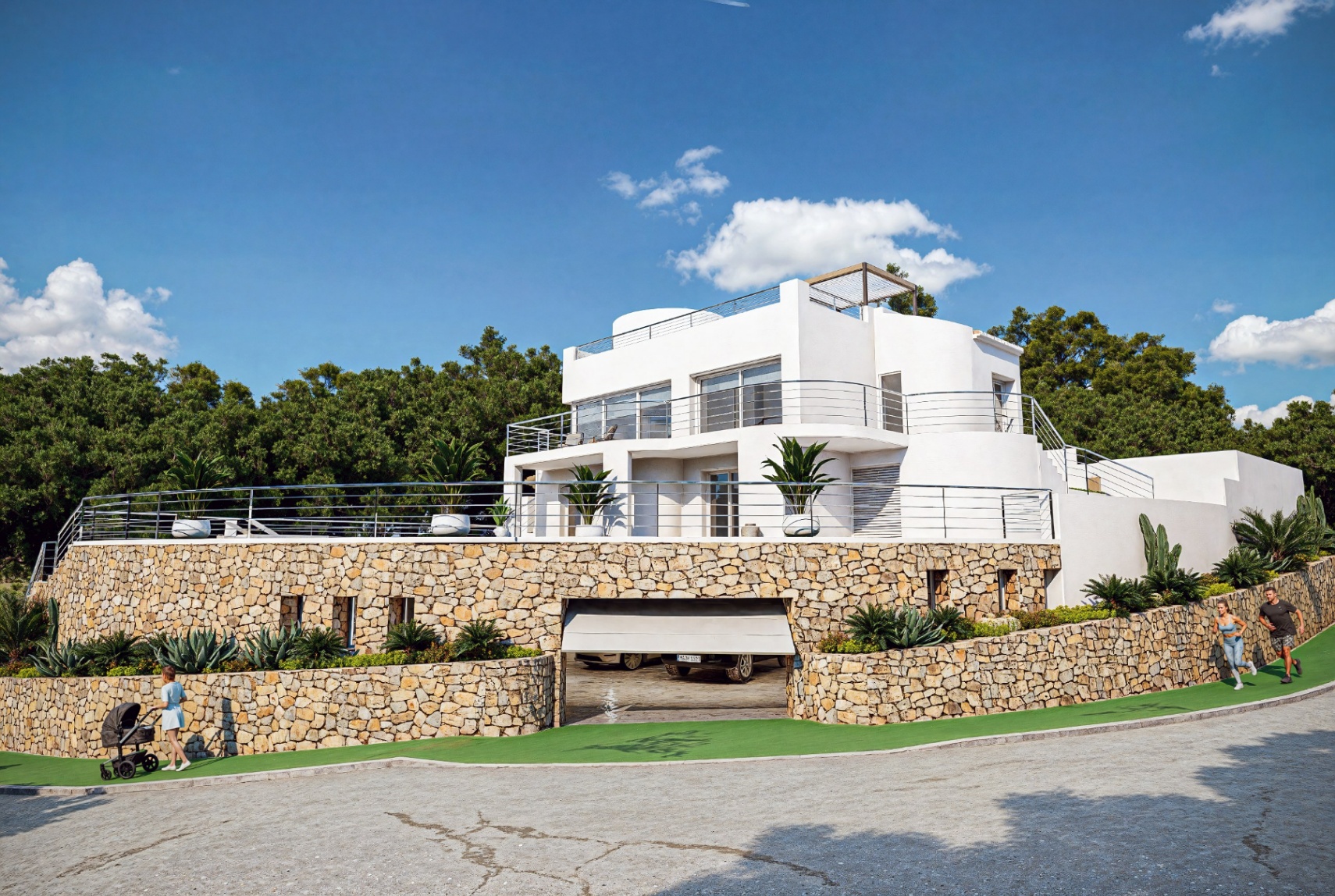 Cette villa moderne se situe à Altea Hills, sur un terrain de 1 000 m², avec une vue impressionnante sur la mer. - Imagen 3
