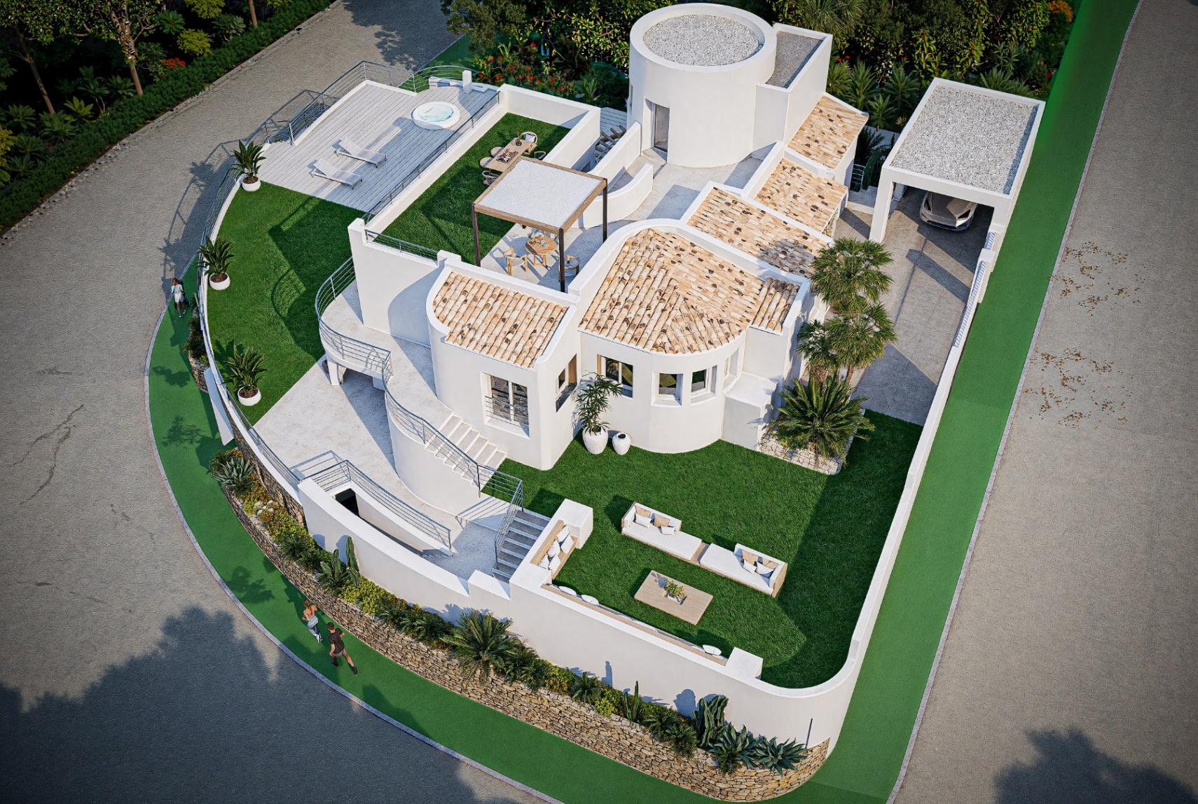 Cette villa moderne se situe à Altea Hills, sur un terrain de 1 000 m², avec une vue impressionnante sur la mer. - Imagen 6