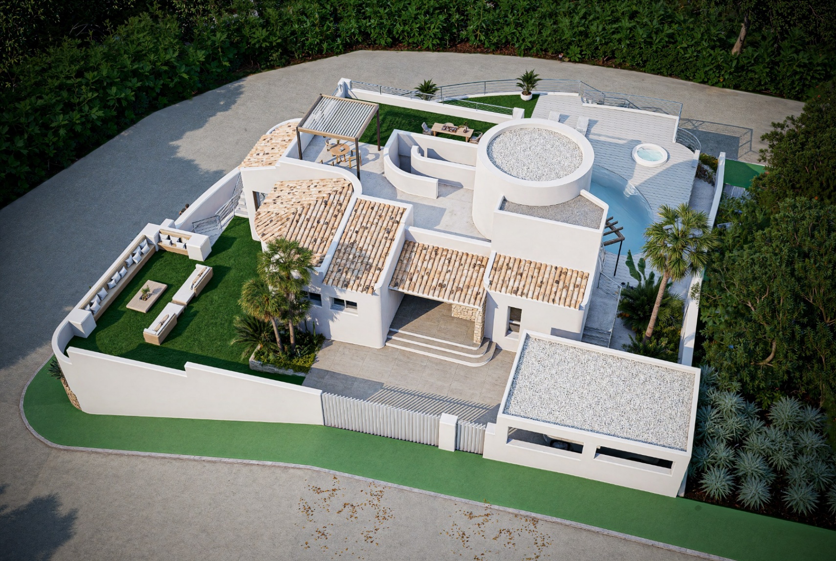 Cette villa moderne se situe à Altea Hills, sur un terrain de 1 000 m², avec une vue impressionnante sur la mer. - Imagen 8