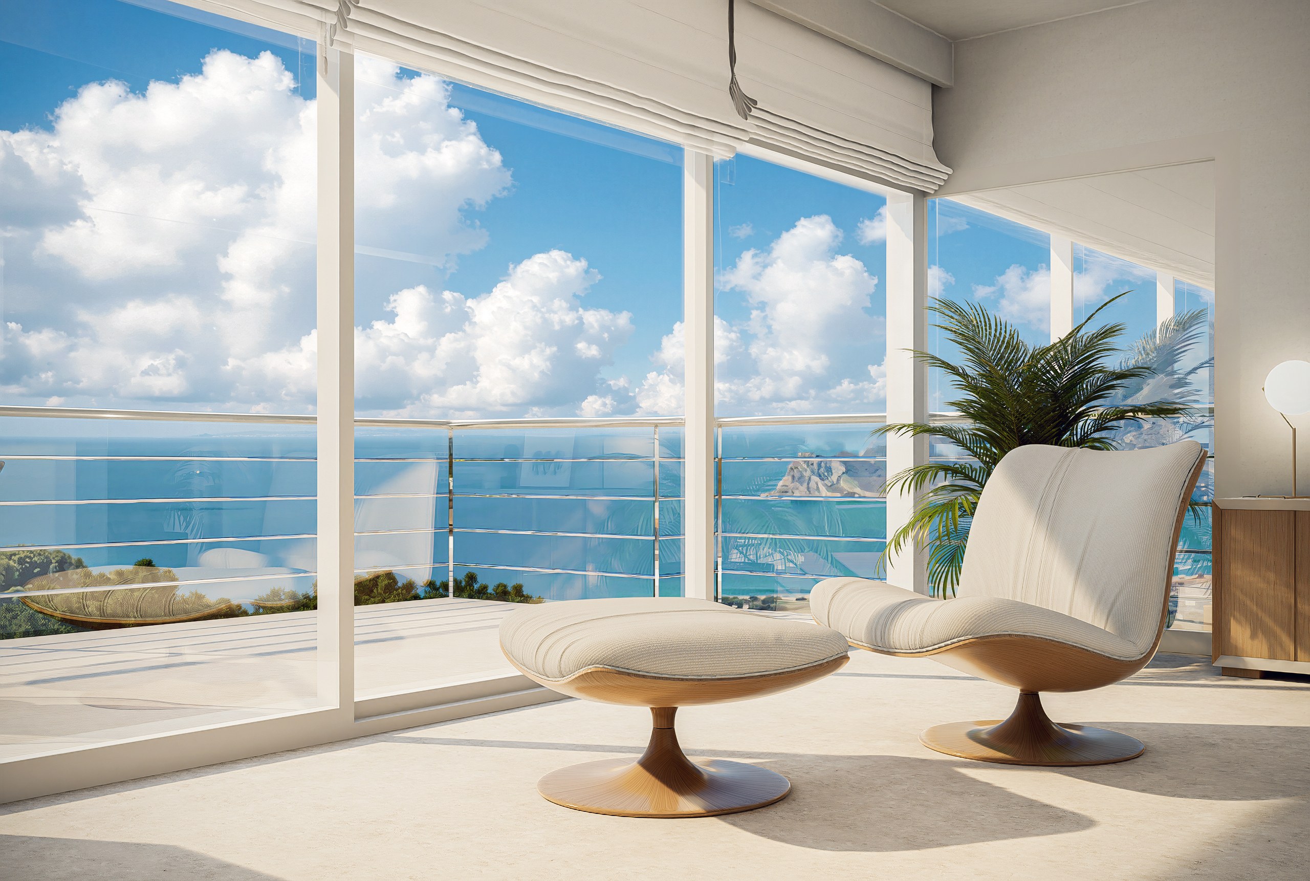 Cette villa moderne se situe à Altea Hills, sur un terrain de 1 000 m², avec une vue impressionnante sur la mer. - Imagen 13