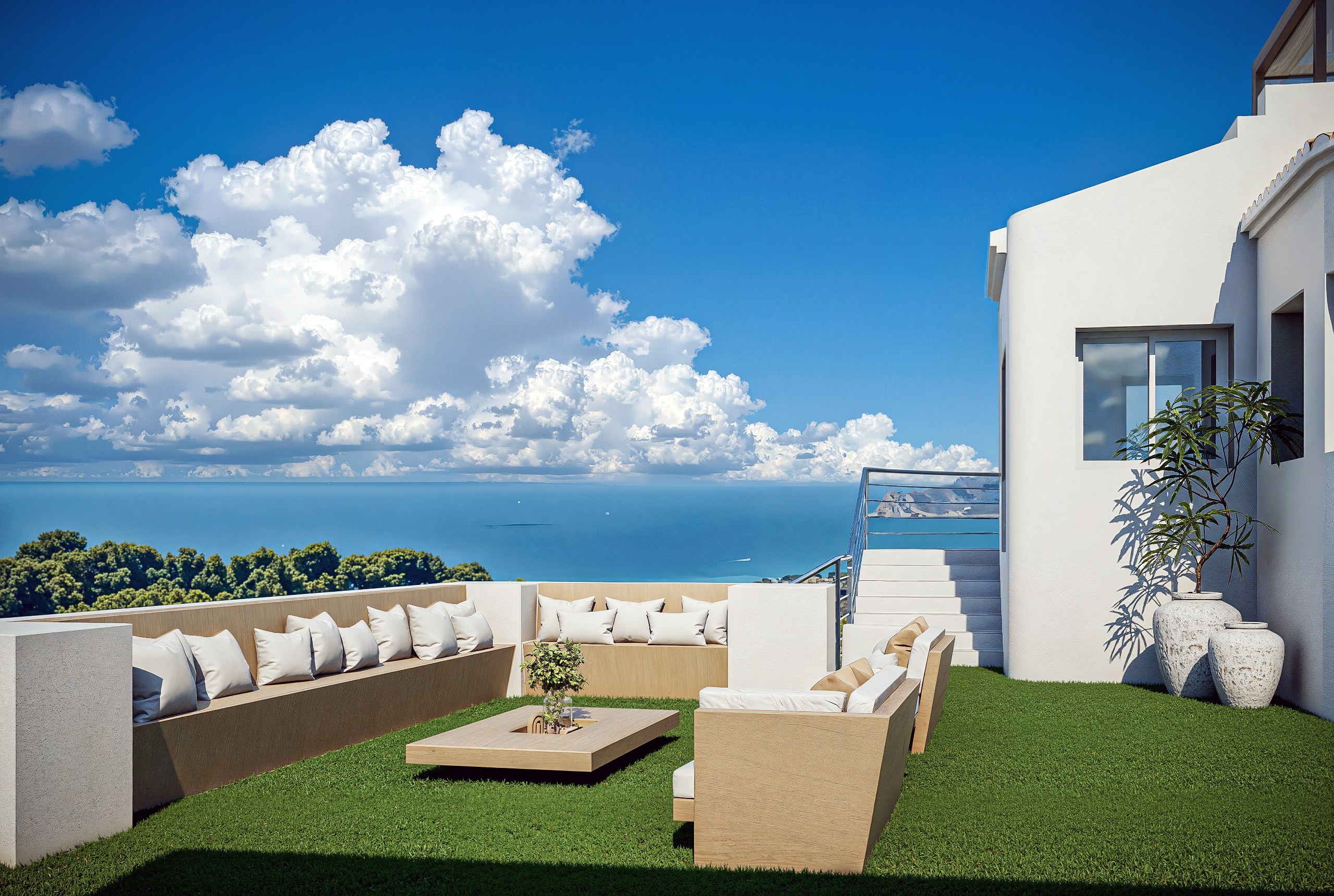 Cette villa moderne se situe à Altea Hills, sur un terrain de 1 000 m², avec une vue impressionnante sur la mer. - Imagen 21