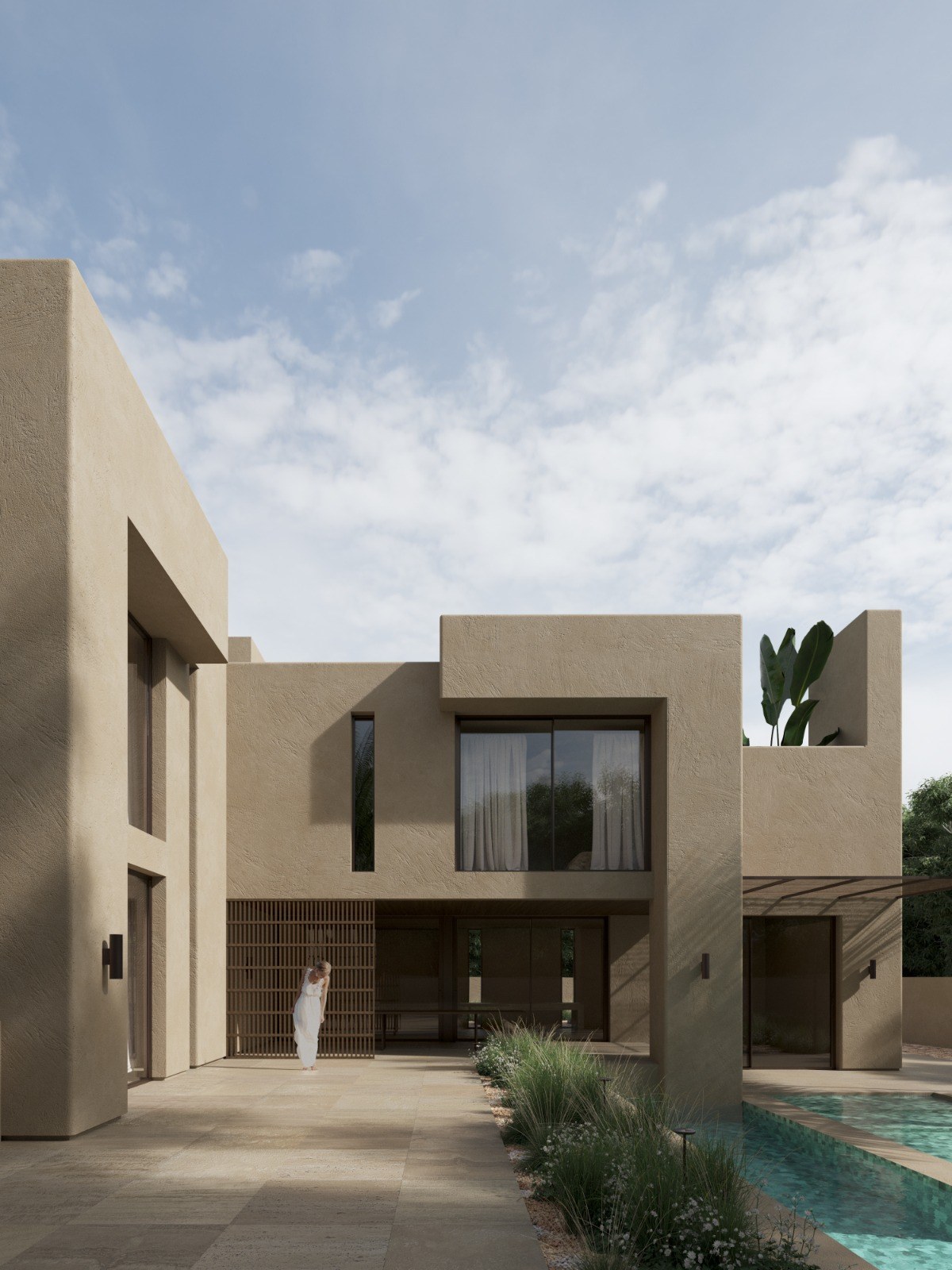 Cette villa au design architectural se situe dans un quartier résidentiel de La Nucía. - Imagen 3