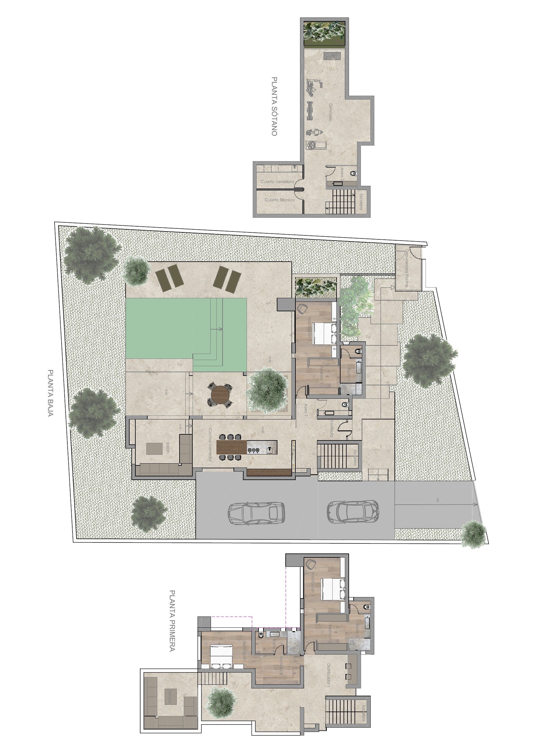 Cette villa au design architectural se situe dans un quartier résidentiel de La Nucía. - Imagen 13