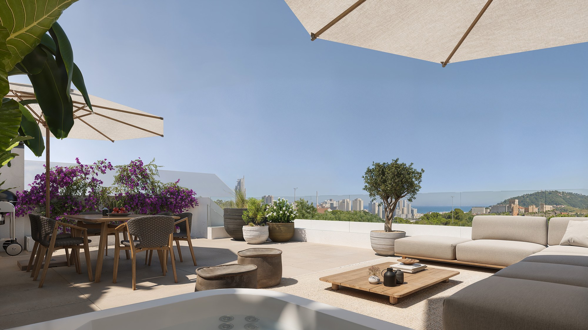 Neubauwohnungen in einem eingezäunten Areal in Finestrat, Benidorm. - Imagen 14