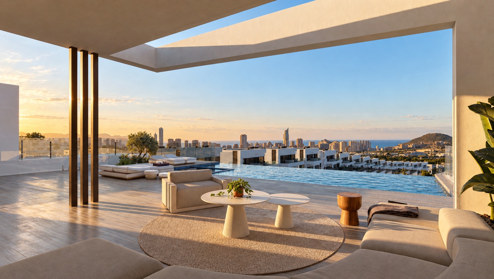 Villas de luxe avec vue sur la mer à Finestrat, Benidorm. - Imagen 3