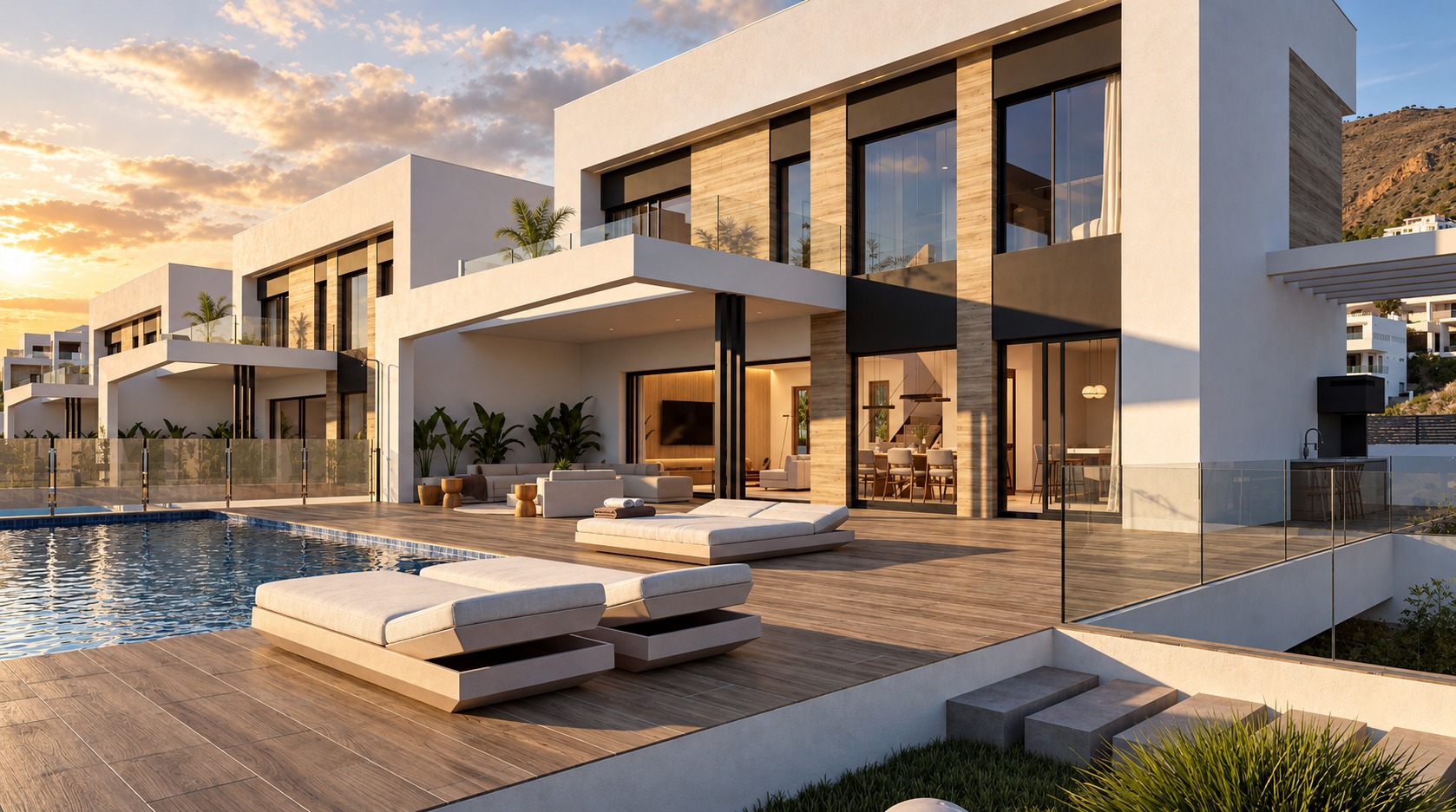 Villas de luxe avec vue sur la mer à Finestrat, Benidorm. - Imagen 4
