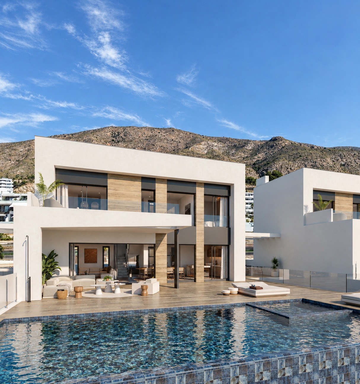 Villas de luxe avec vue sur la mer à Finestrat, Benidorm. - Imagen 5