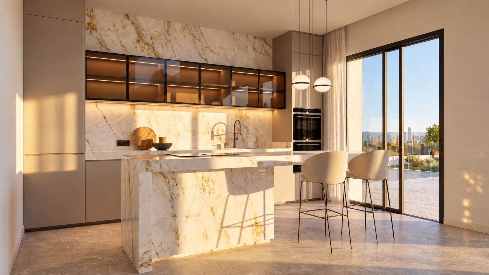 Villas de luxe avec vue sur la mer à Finestrat, Benidorm. - Imagen 11