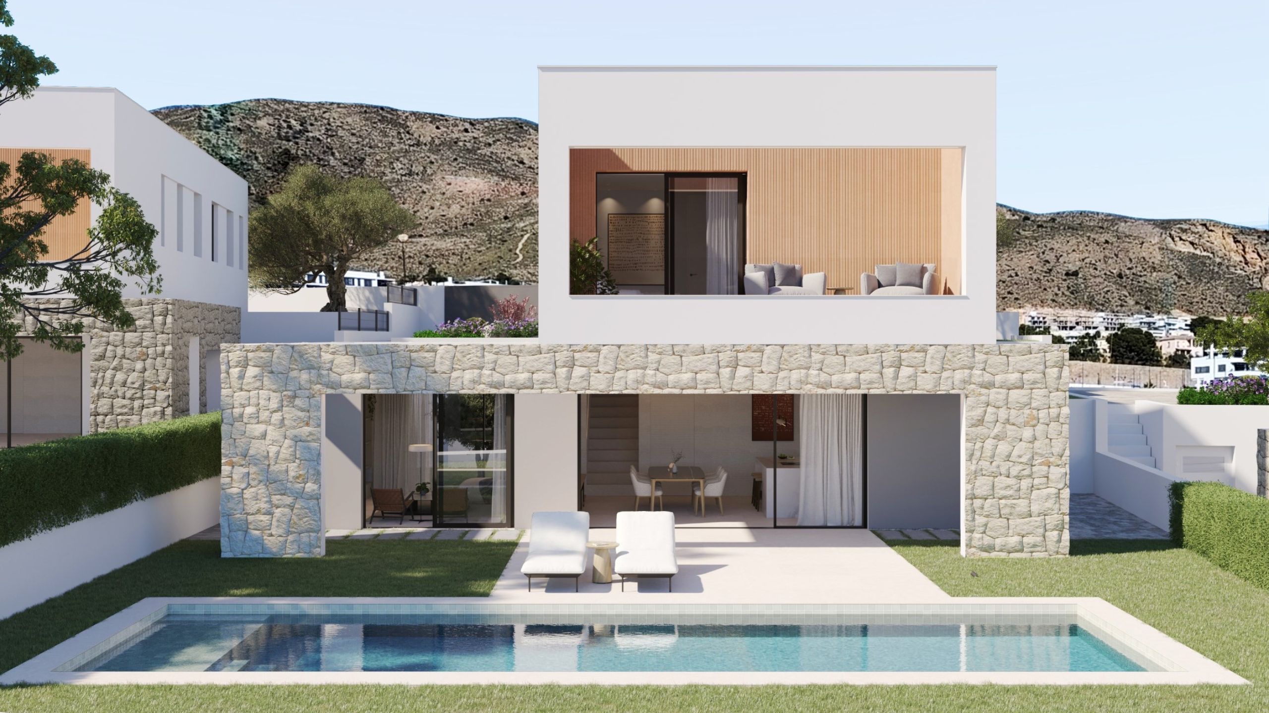 Villas neuves avec piscine privée à Finestrat, Benidorm. - Imagen 1