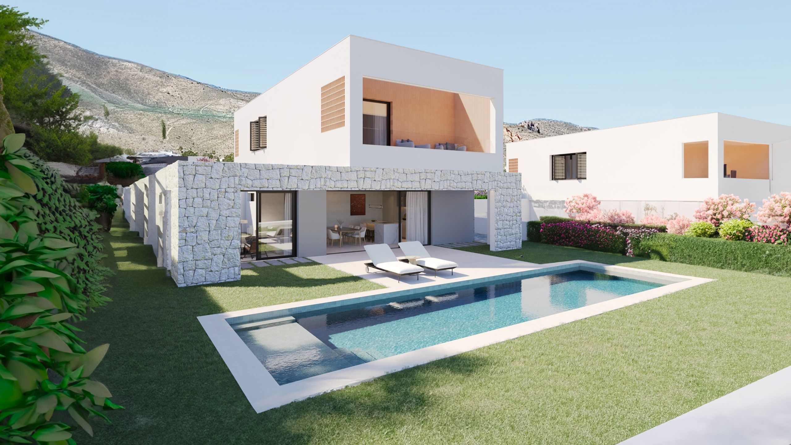 Villas neuves avec piscine privée à Finestrat, Benidorm. - Imagen 2
