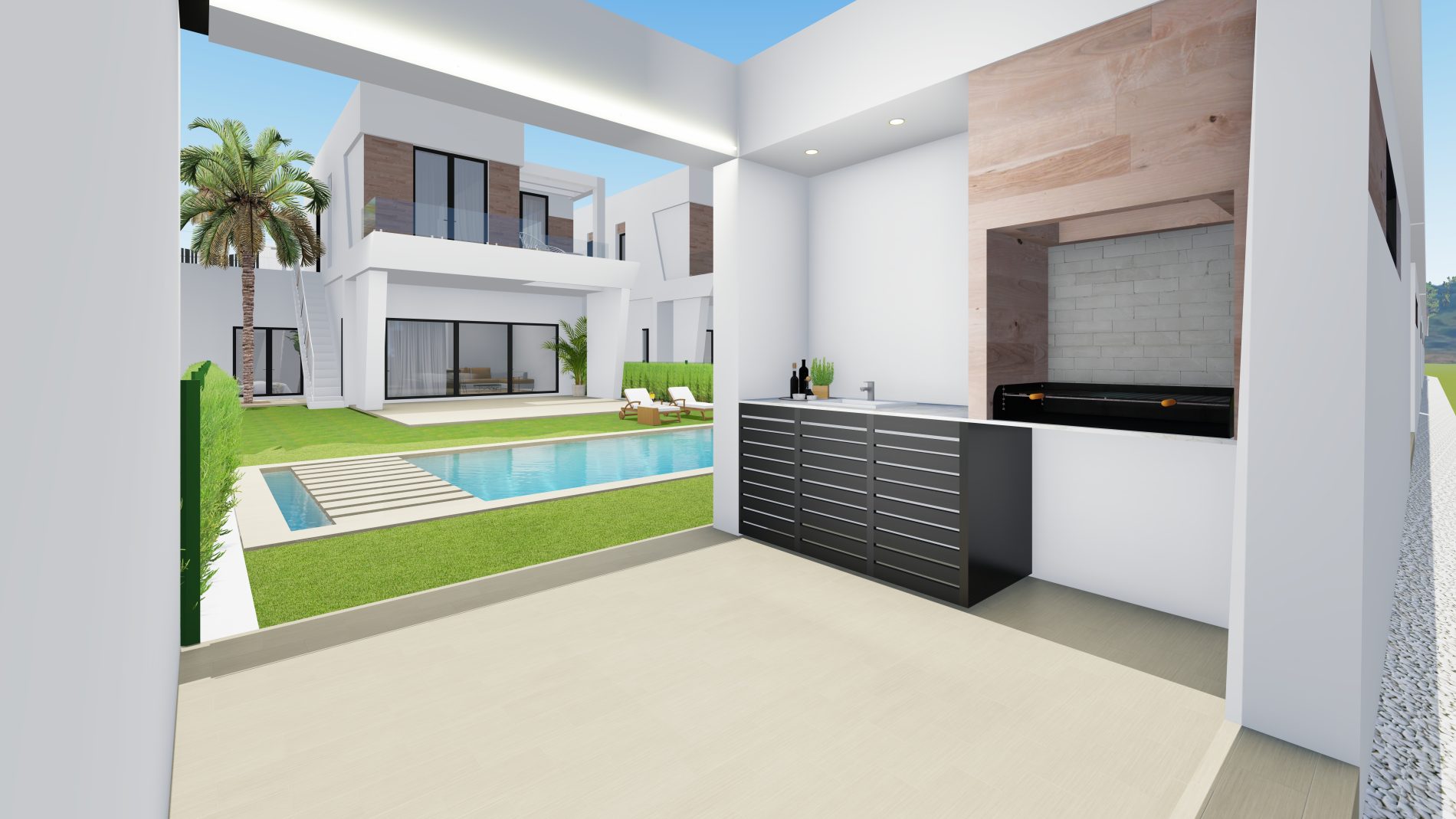 Villa neuve avec maison d'amis à Finestrat, Benidorm. - Imagen 2