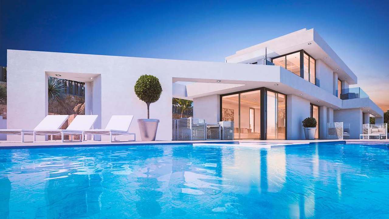 Luxe nieuwe moderne villa te koop in Javea met uitzicht op zee