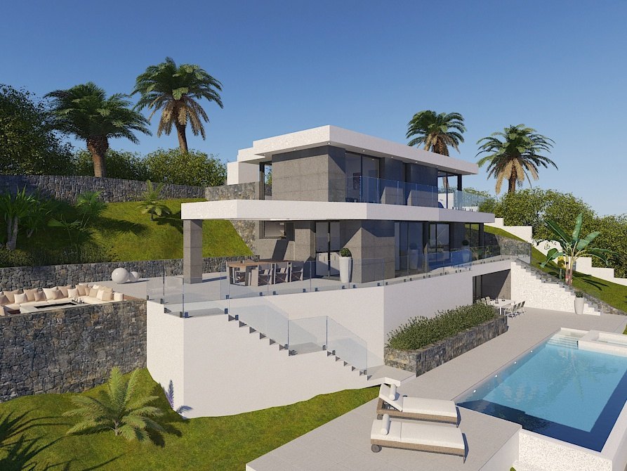 Gloednieuwe luxe villa te koop in Javea