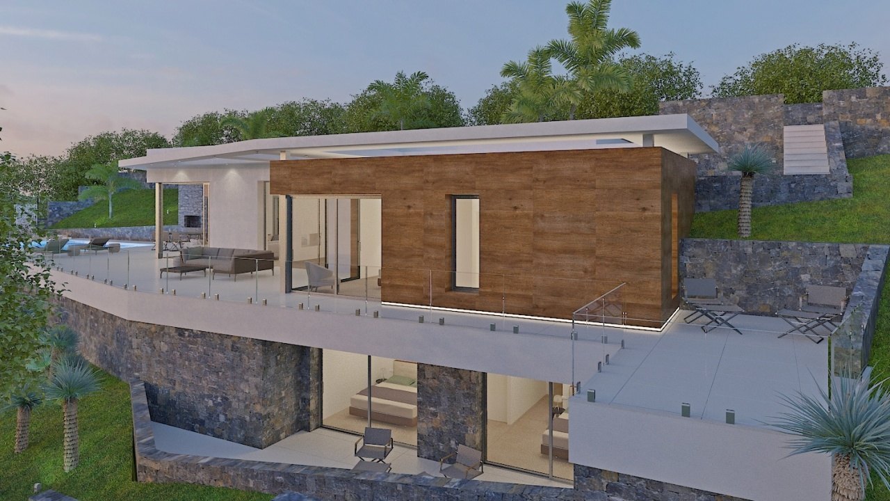Luxe villa met 3 slaapkamers project te koop in Javea