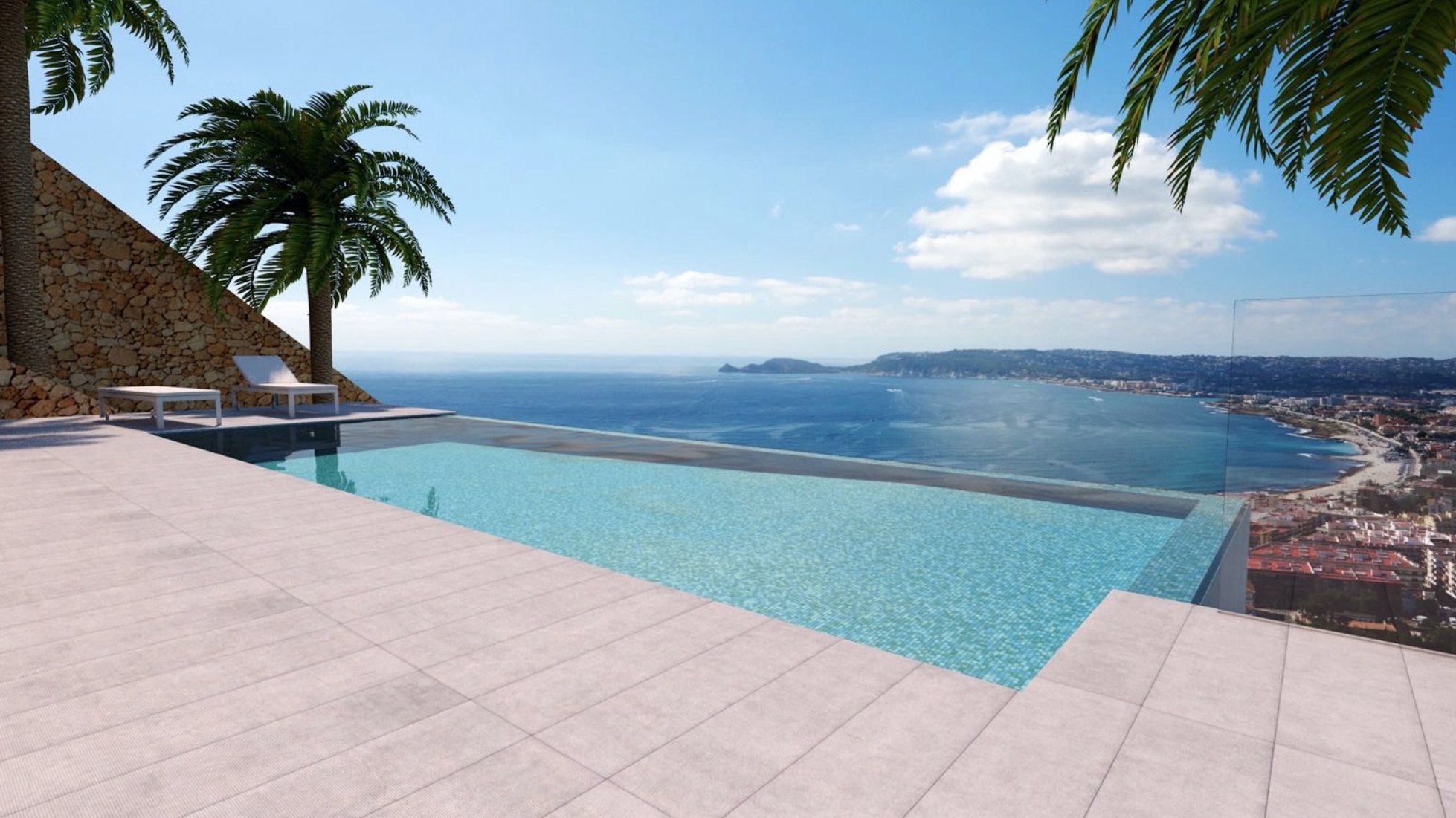 Projet villa de luxe à vendre à Javea - Vue sur la mer