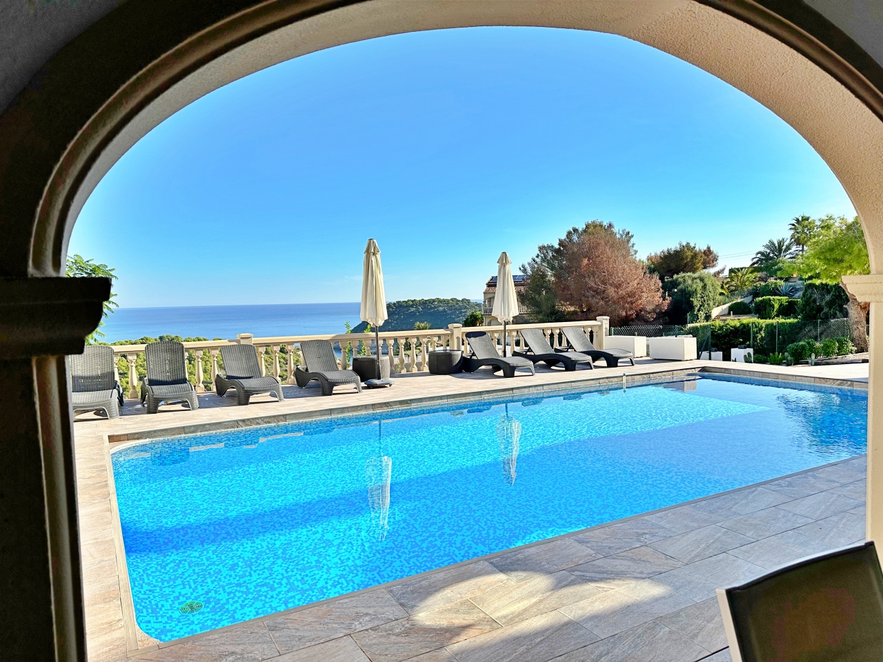 Amazing Sea View Villa For Sale in Portichol Javea