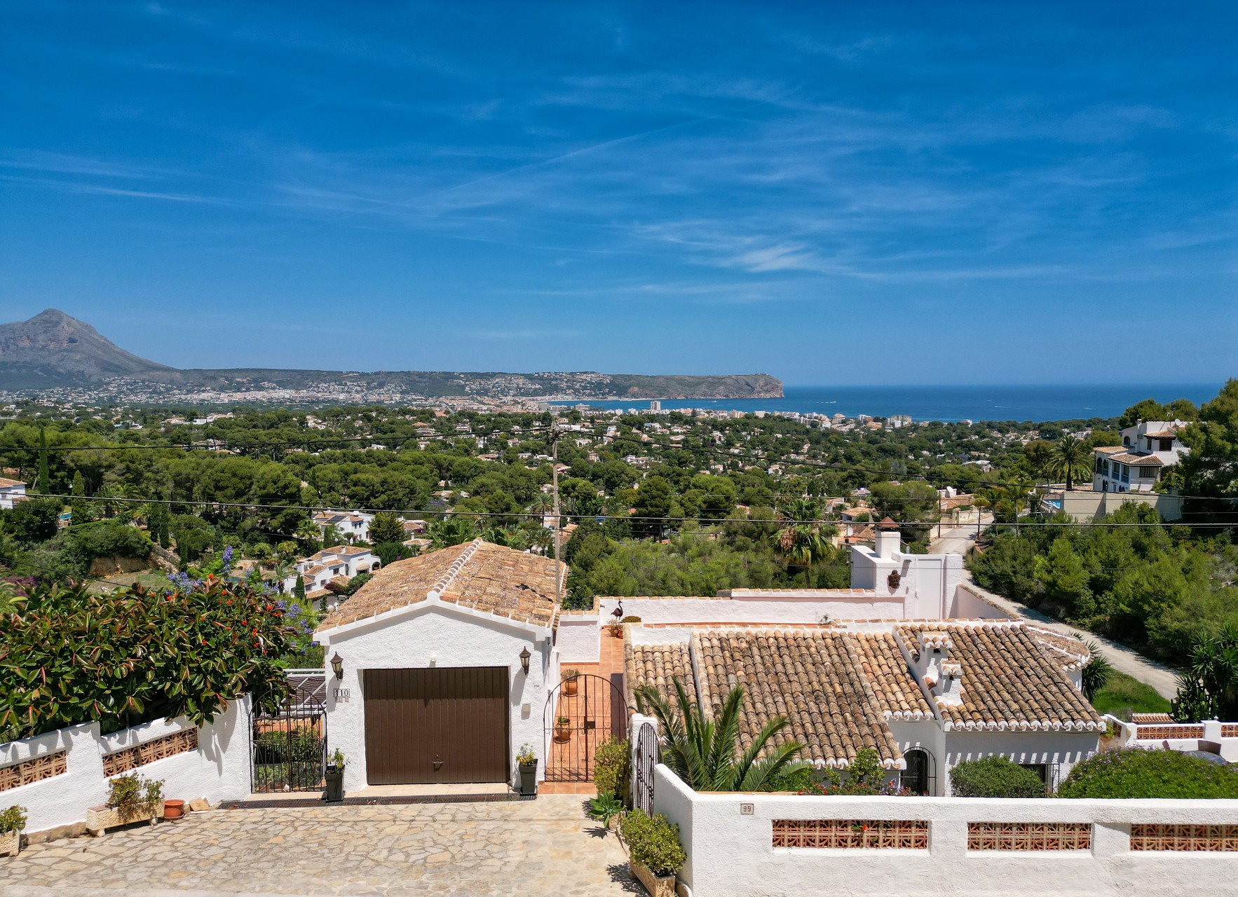 Panoramic Sea View Villa For Sale In Javea