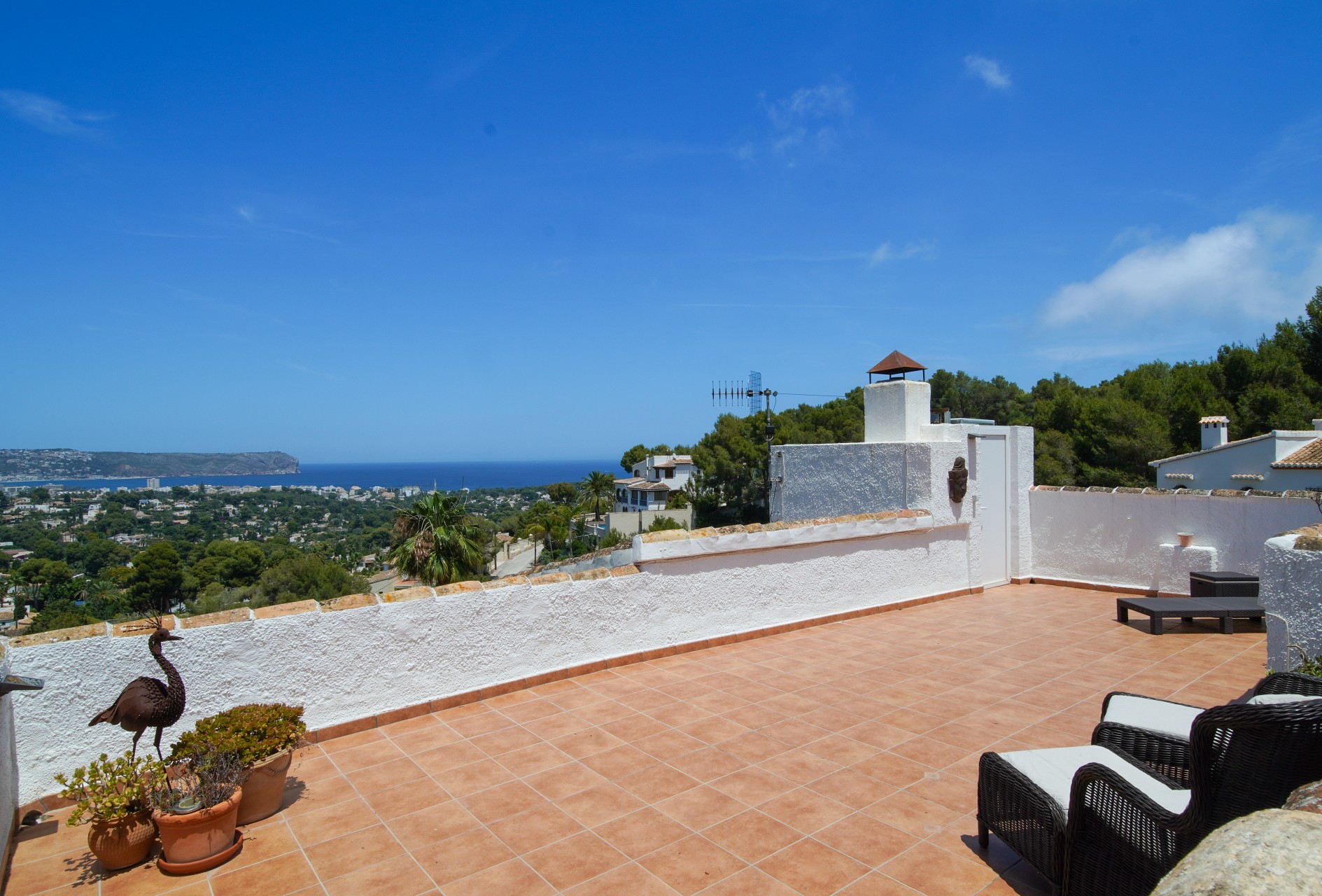Panoramic Sea View Villa For Sale In Javea